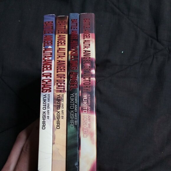 Battle Angel Alita Yukito Kishiro Anime Manga Books Set of 4 - Picture 6 of 6